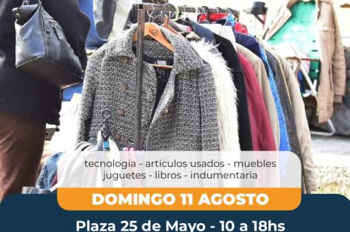 EL DOMINGO 11 DE AGOSTO FERIA DEL USADO EN LA CUMBRE